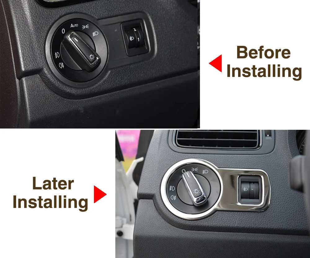 Стайлинг автомобиля! Автомобильный выключатель фар декоративный каркас для