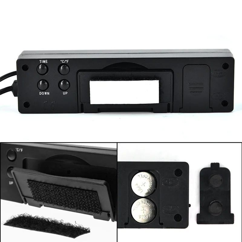 Автомобильные аксессуары 12 В/24 В электроника часы 3 In1 ЖК цифровые автомобилей