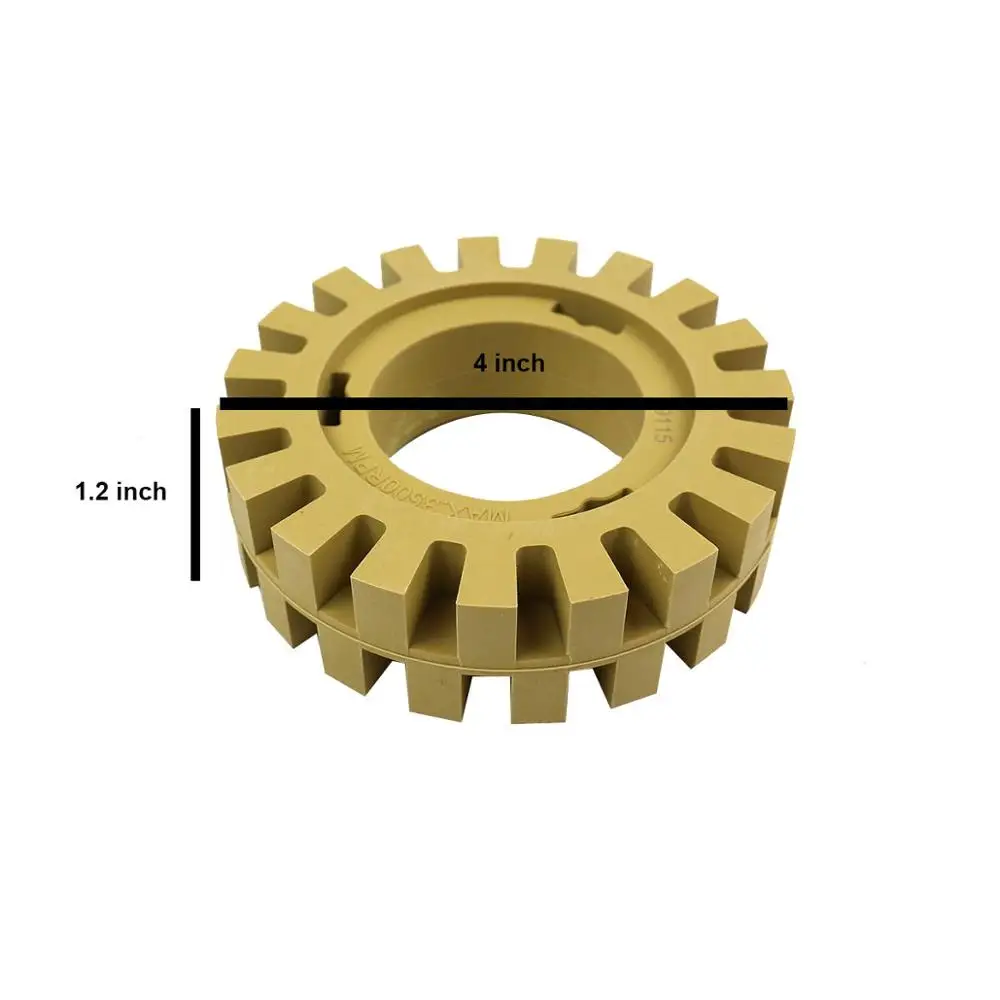 

MAXMAN 4''100mm Hollow Rubber Grinding Wheel Pneumatic Derubber Wheel Remmove Stamp And Tape Residue