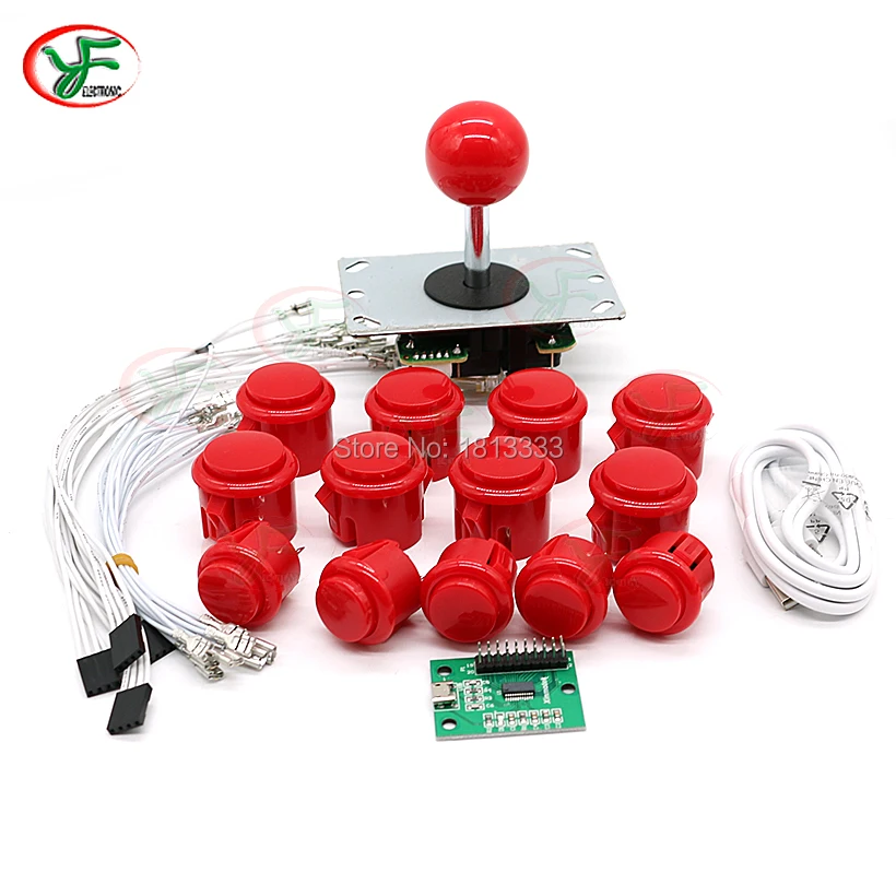 Комплект сделай сам аркадный Нулевая задержка USB к ПК PS3 Raspberry Pi кодировщик Jamma MAME