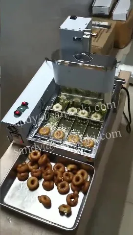 Четырехрядный мини пончик машина для коммерческого использования