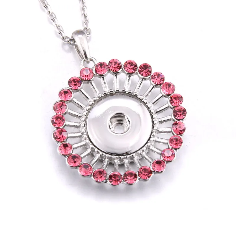 Papa Snap ожерелье круглые ювелирные изделия подвеска подходит для 18 мм кнопки