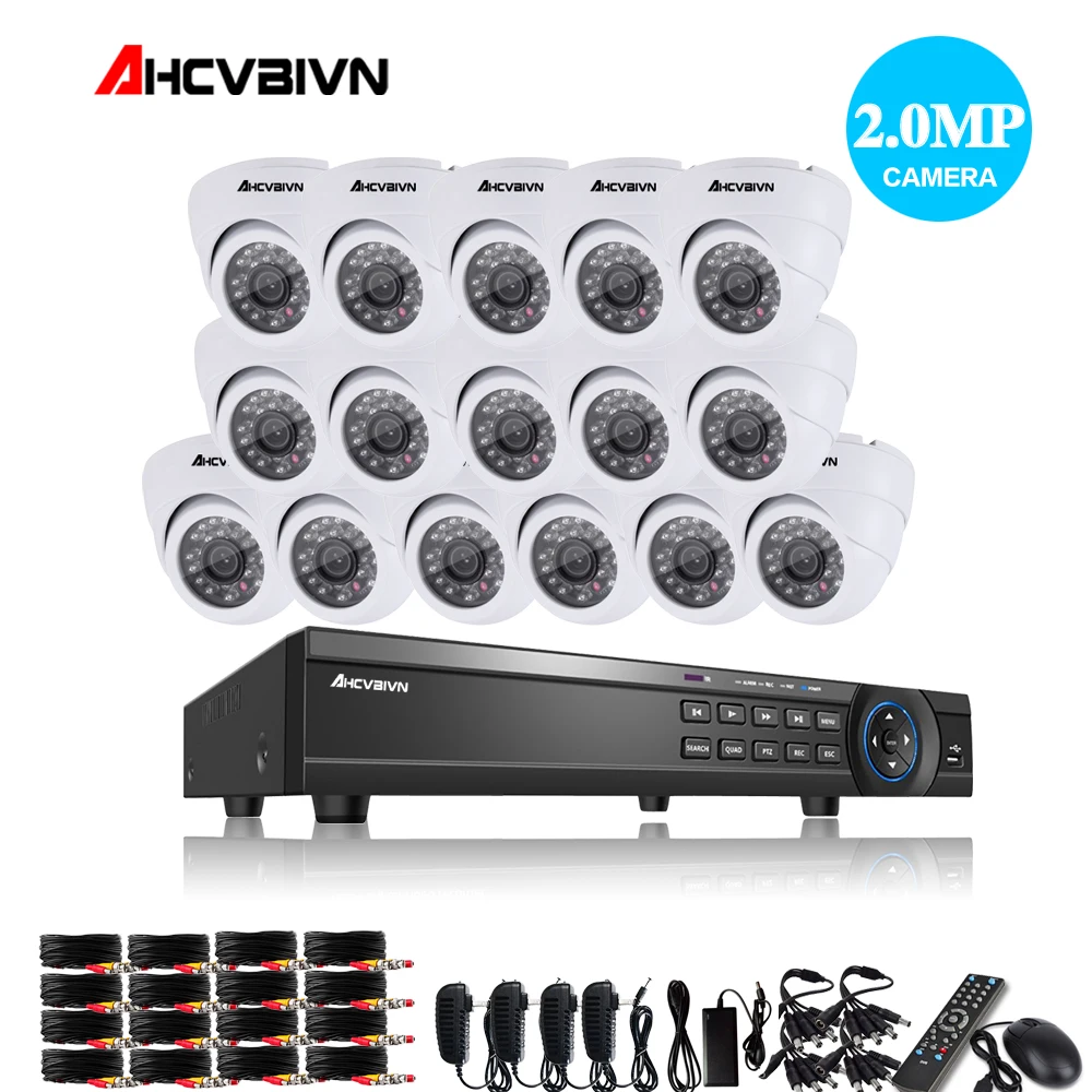 Камера видеонаблюдения 16 каналов AHD DVR 2 МП 1080P|Система наблюдения| |
