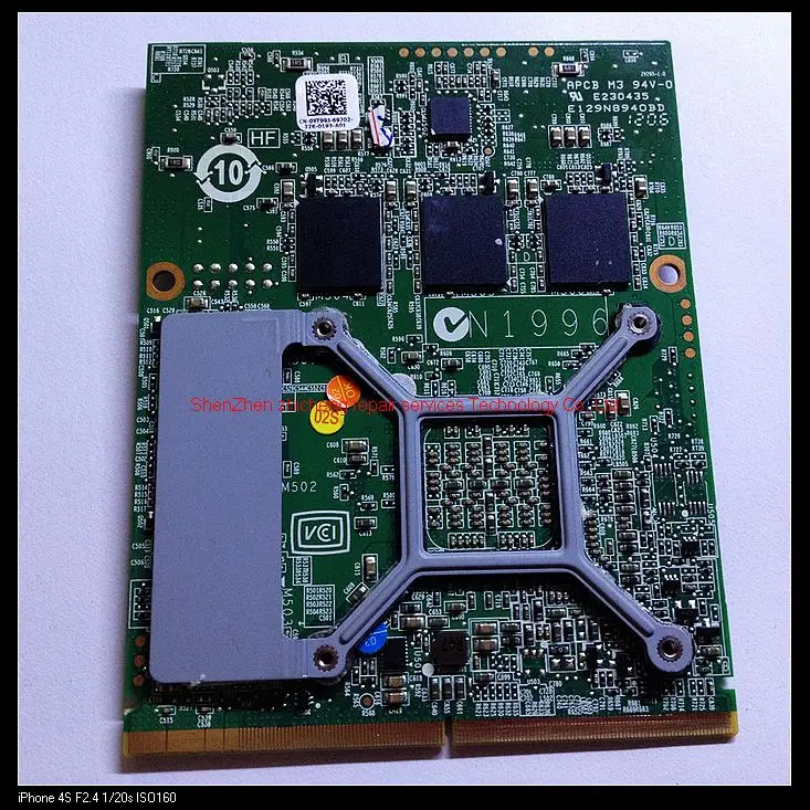 Для ноутбука DELL Alienware M17X R2 YT99J 0YT99J N12E-GS-A1 GTX560M GTX 560M 1 5G DDR5 MXM 3 0 VGA card видеокарта -