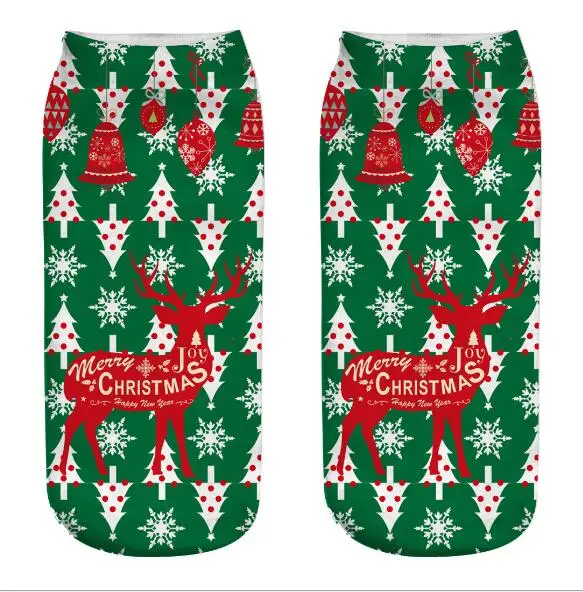 10 пар носков забавные носки с оленями и объемным рисунком Новинка милым принтом