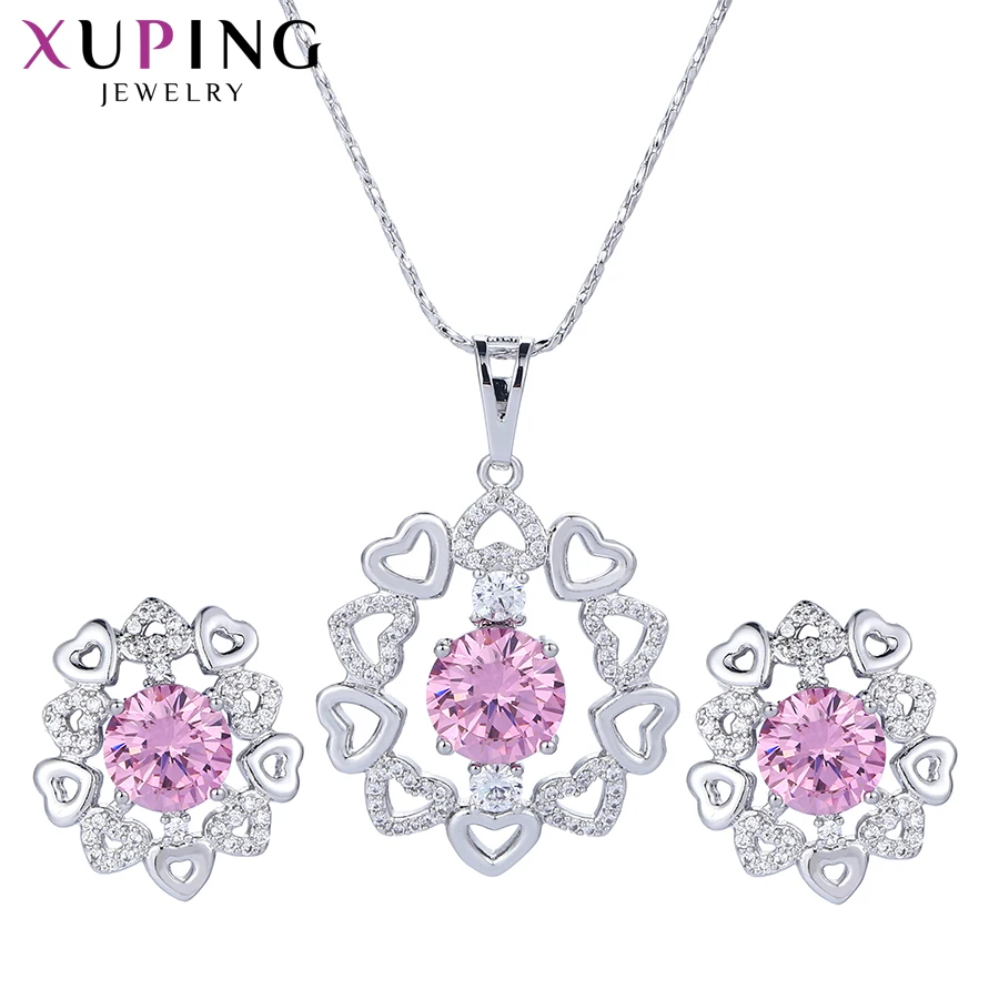 Xuping модный роскошный набор с любовным рисунком для девушек и женщин