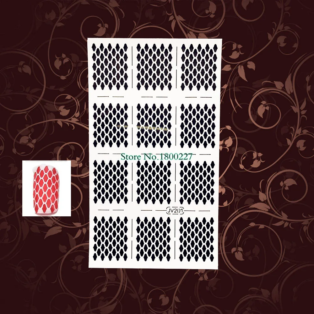 1 шт. высококачественный Блестящий шаблон для ногтей|decor|tip settips for painting dark colors |