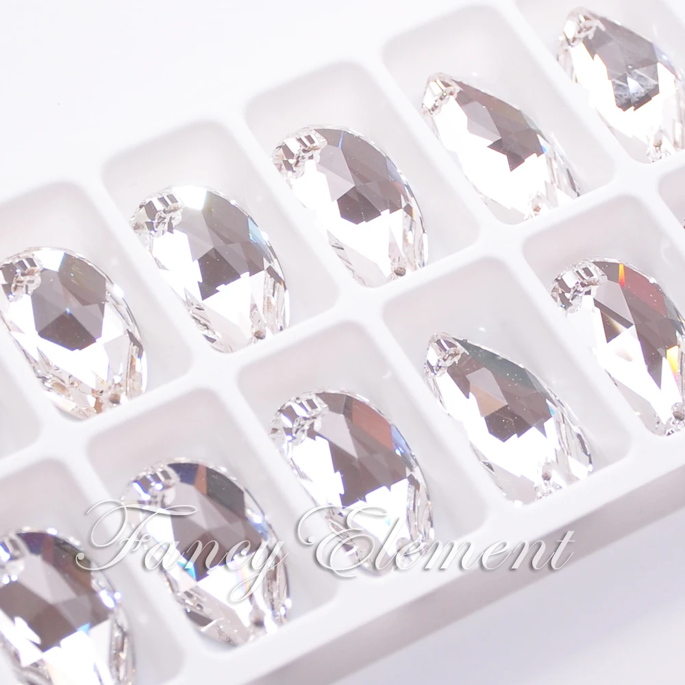 Swarovski Elements 3230 Tear Drop 28x17 мм Clear (001) 1 шт. (не упаковка) Sew On Stone|stone|swarovski crystal stones wholesalestone