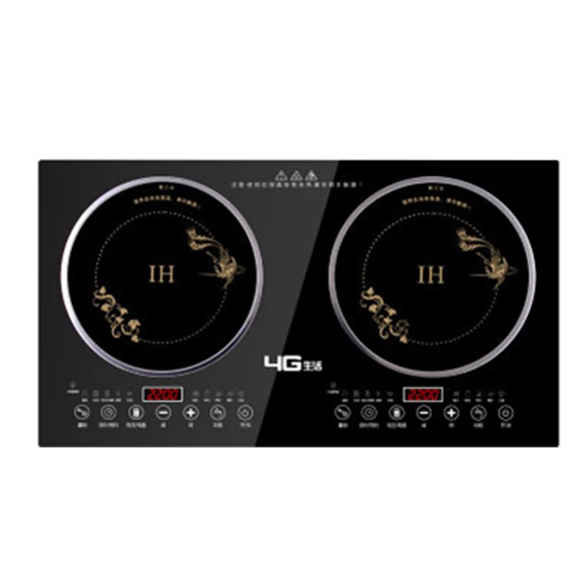 Induction cooker Ind Новая 2200 Вт двойная индукционная плита/Индукционная плита+ электрическая керамическая плита двойная конфорка керамическая плита с 2 плитами s - Цвет: Induction cooker Ind