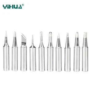 YIHUA паяльник наконечники 900M-T серии Высокое качество паяльник головки для сварки паяльная станция Ремонт сварочных инструментов 10 шт набор