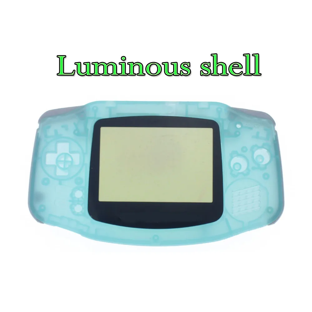 Запасная светящаяся Прозрачная крышка корпуса для NAND GBA корпус чехол Gameboy Advance