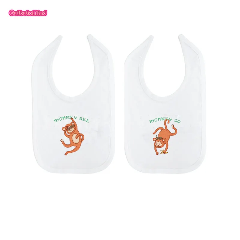 monkeyseedo Нагрудники для маленьких мальчиков и девочек, слюнявчик для младенца, полотенца детские непромокаемые нагрудники одежда для новорожденных аксессуары с героями мультфильмов животных - Цвет: monkeyseedo