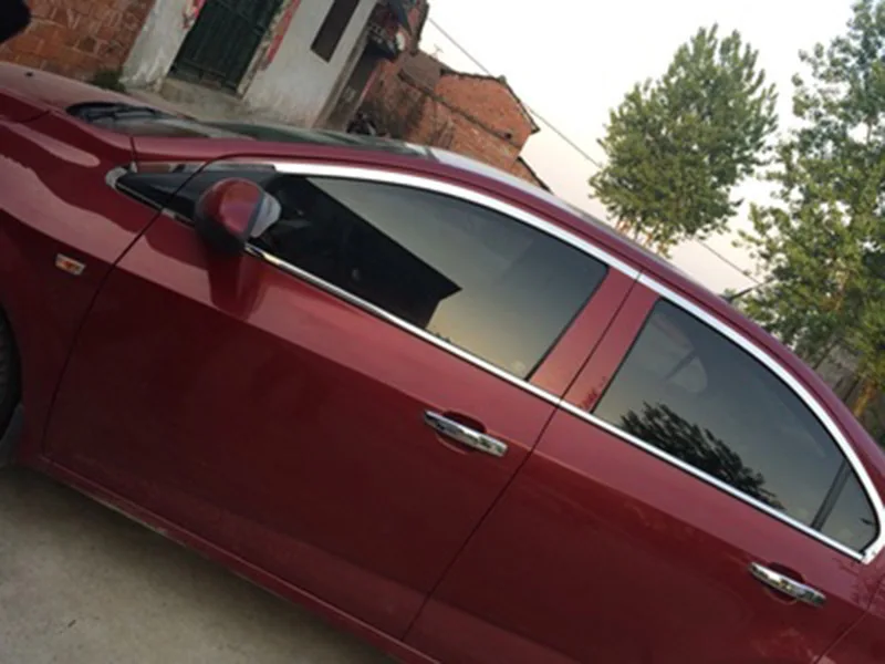 Lsrtw2017 304 нержавеющая сталь окна автомобиля планки для chevrolet aveo 2012 2013 Sonic зубная щётка для Holden Barina