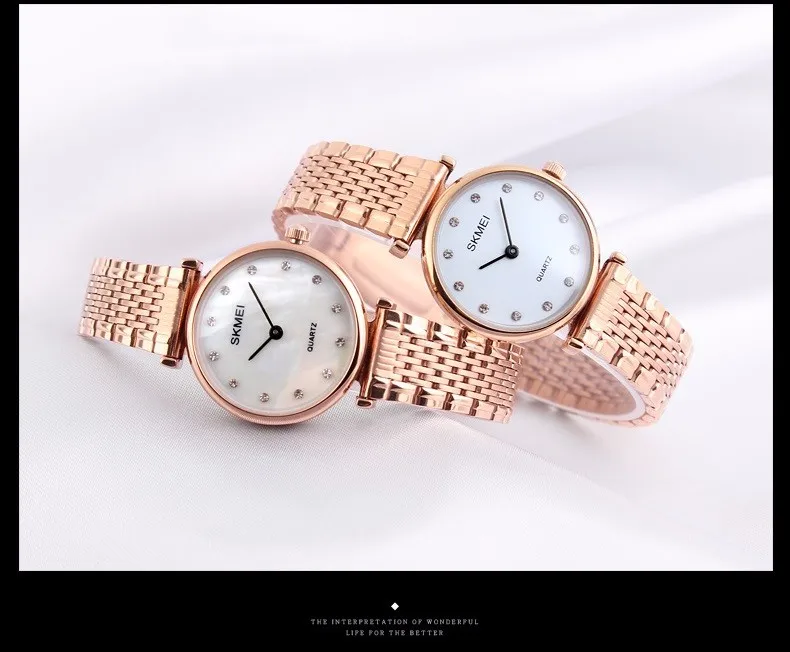 SKMEI женское платье часы Montre Femme платье женские наручные часы женские кварцевые часы женские модные наручные часы