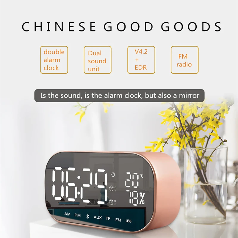 Mini Portable Bluetooth speaker Support TF card AUX with mic LED screen powerful wireless subwoofer caixa de som | Электроника