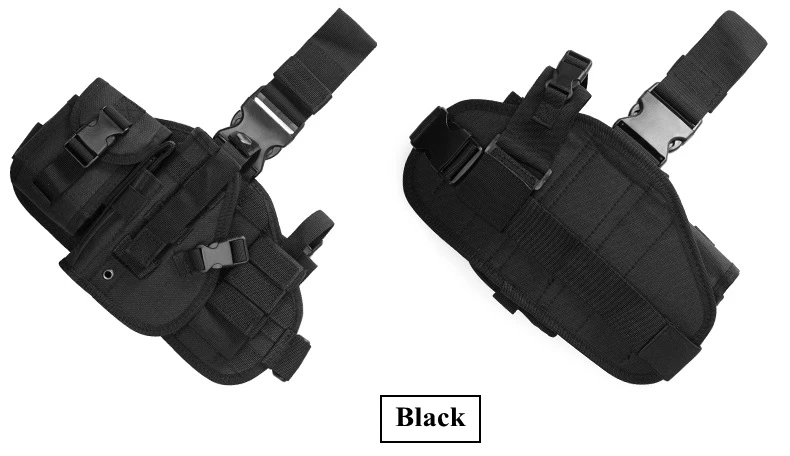 Съемная Бедро ноги страйкбол пистолет кобура с 2 журналов сумки для Glock 17 19 23 32 36
