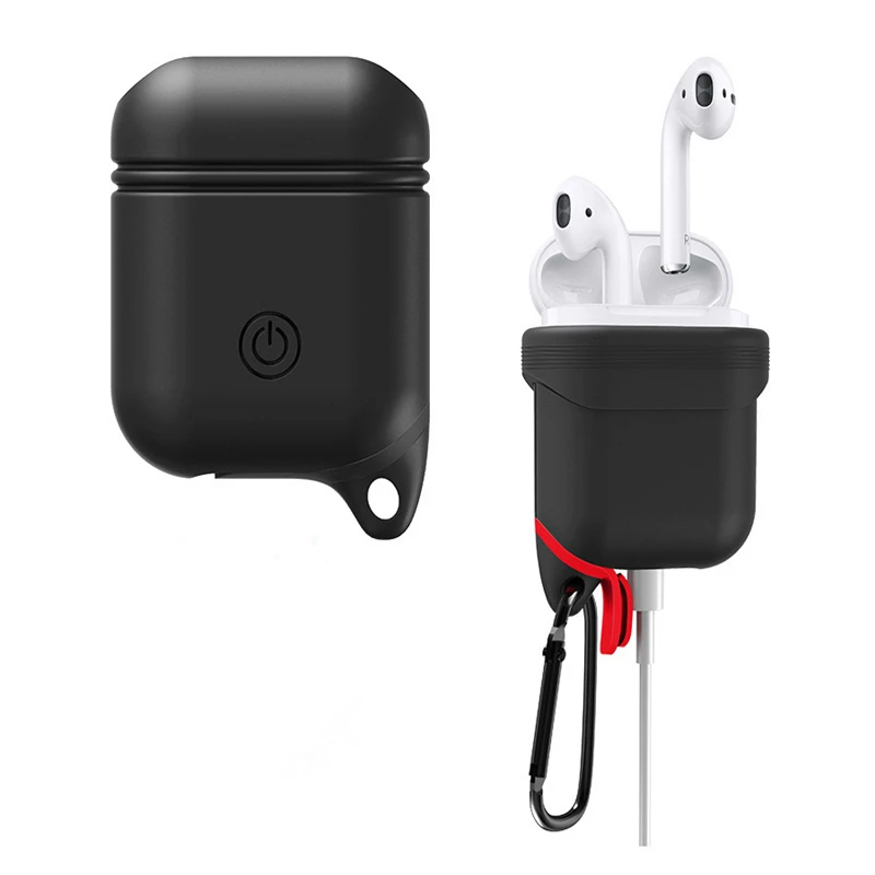 Bluetooth наушники чехол для iphone7 7 Plus Apple airpods зарядки с ремешком Защита от пыли |