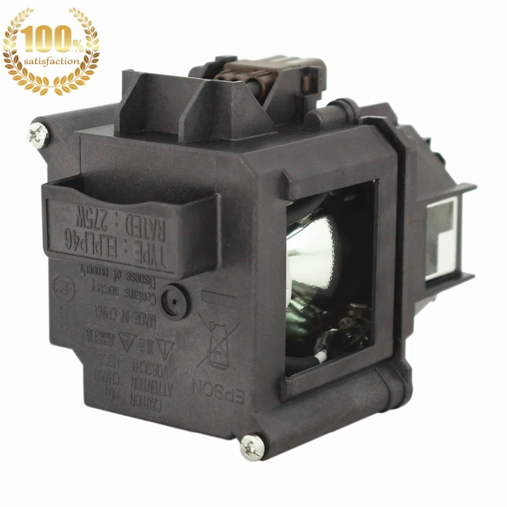WoProlight ELPLP46/V13H010L46 Замена лампы с корпусом для Epson EB-G5200 EB-G5350 EB-G5200WL проекторы |