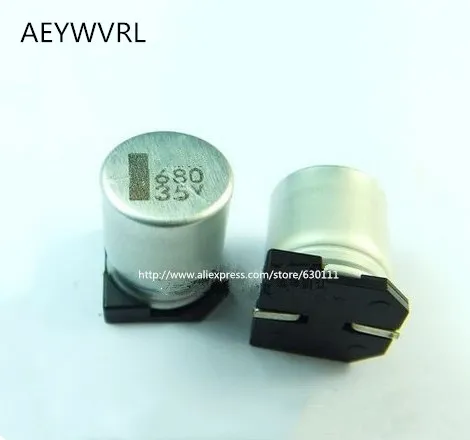 SMD aluminum electrolytic capacitor 35V 680UF 12.5X13.5mm Original new | Электронные компоненты и принадлежности