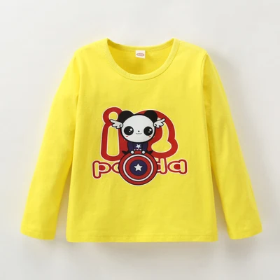 2018 Детские футболки с длинными рукавами футболка для девочек детская брендовая
