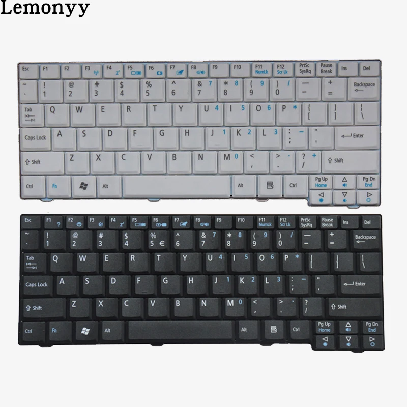 Новая клавиатура для ноутбука США acer Aspire One ZG5 D150 A150 A150L ZA8 ZG8 D210 D250 A110 AO531H Emachines EM250 английскую клавиатуру
