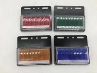 10 pcs 24v truck trailer lorry side marker lights clearance lamp waterproof anti collision