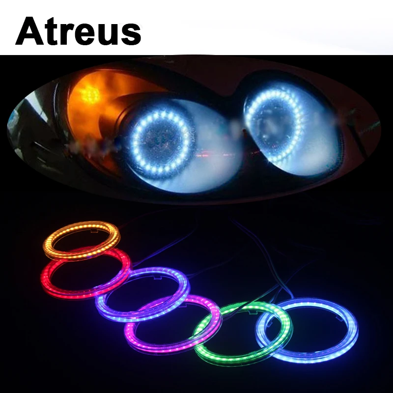 Atreus 2 шт. для Mercedes benz W211 W203 W204 W210 W205 W212 AMG Mini cooper Skoda octavia a5 светодиодный ангельские