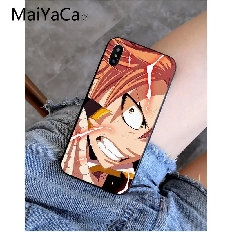 MaiYaCa Феи хвост черный ТПУ мягкий силиконовый телефон чехол для iPhone 8 7 6 6 S Plus 5 5S SE XR X XS MAX Coque Shell