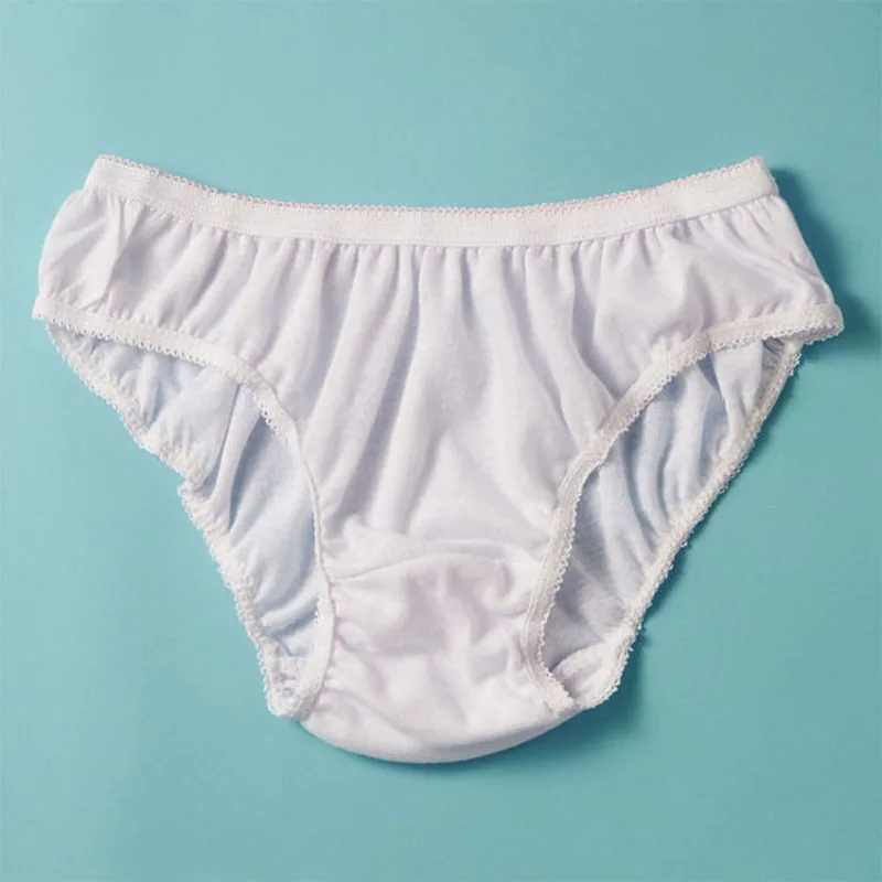 Freego одноразовое женское хлопковое нижнее белье/Трусики 5 шт. посылка