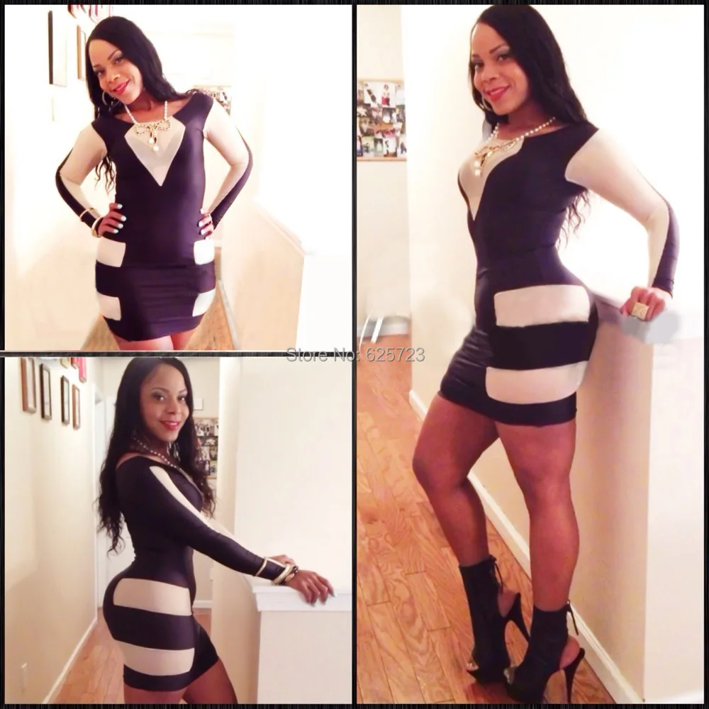 Free shipping 2014Summer several splicing sexy strap dress explosion models fashion night wind RC5156 wholesale | Женская одежда