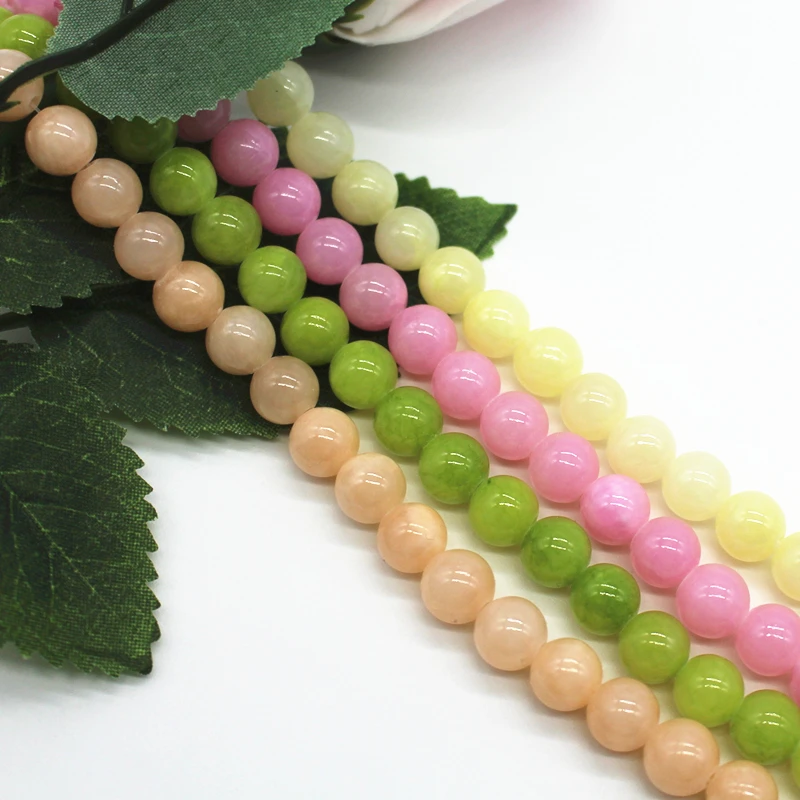 50 шт. бусины из натурального камня 8 мм | Украшения и аксессуары