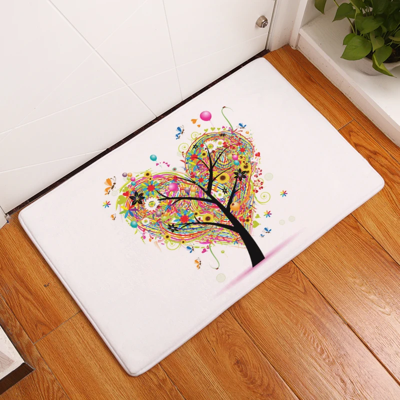 Новинка 2017 всесезонные ковры с принтом дерева Нескользящие кухонные коврики для