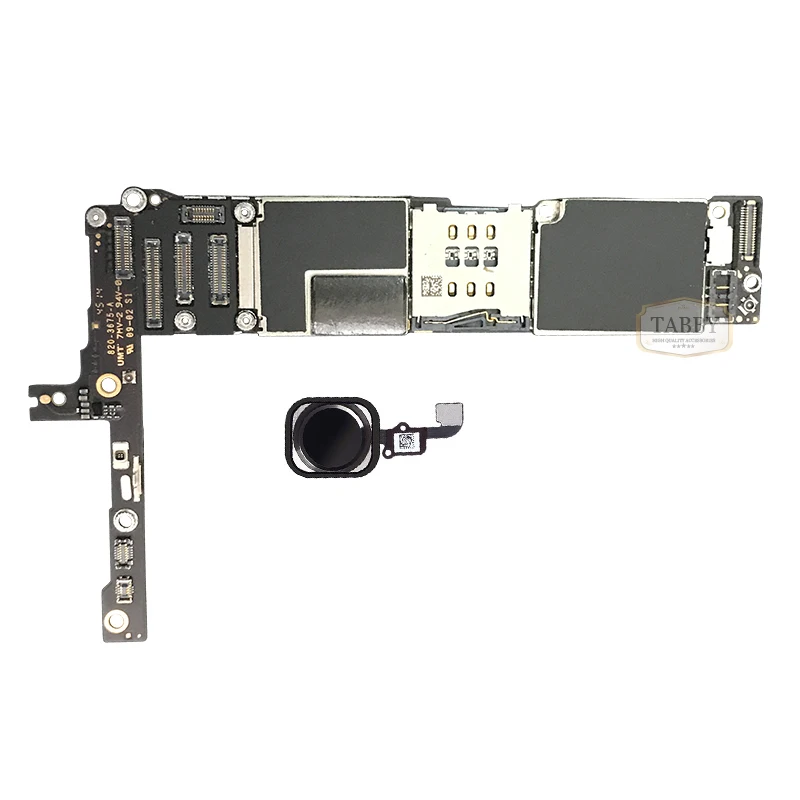 Заводская разблокированная материнская плата для iphone 6 plus 16 Гб 64 Гб 128 ГБ IOS, оригинальная материнская плата с сенсорным ID для iphone 6Plus