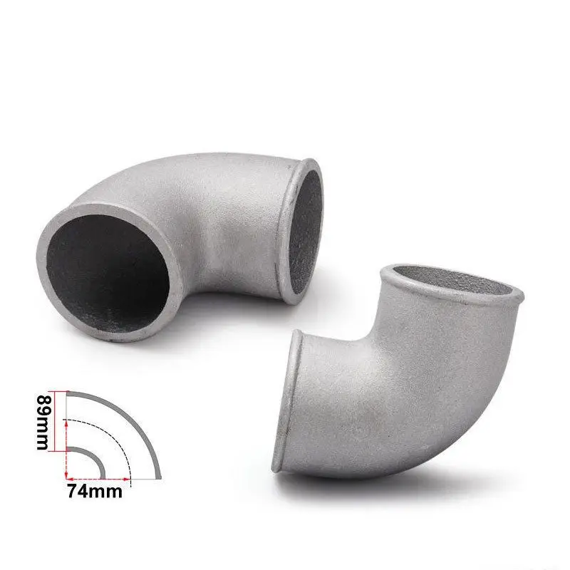 51 мм 2 дюйма литой алюминий угловая труба 90 градусов интеркулер турбо герметичный