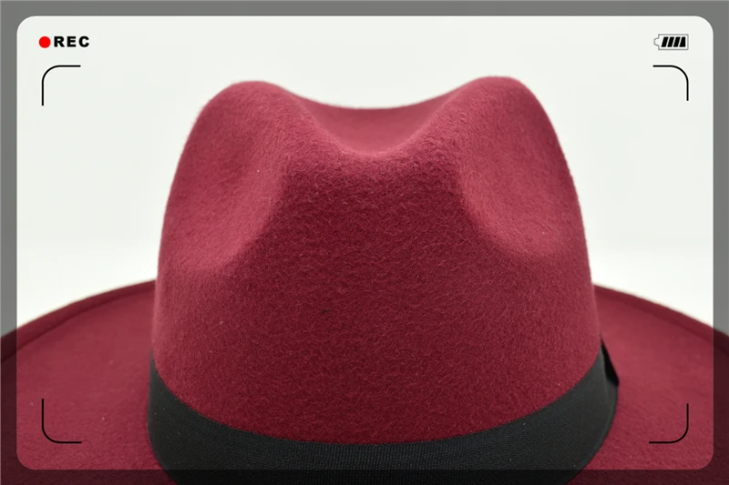 Женская джазовая Шляпа Fedora в ковбойском стиле, женские Джазовые шляпы для женщин, Мужская Шляпа Fedora, модная шерстяная шляпа из полиэстера, ковбойская фетровая шляпа