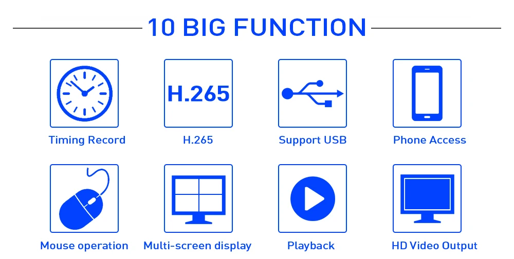 Hiseeu H.265 HEVC 8CH 16CH CCTV NVR для ip-камеры ONVIF 2,0 ip-камера металлическая сетевая видеокамера P2P для системы видеонаблюдения