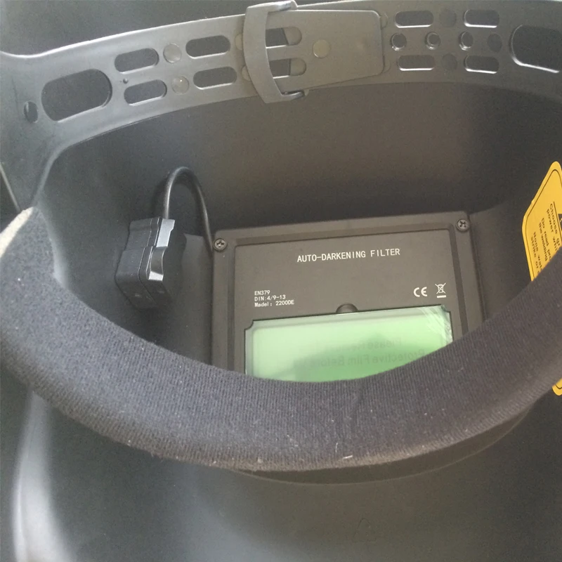 

Red Tig Welding Helmet Mascara Mask Semi-automatic Darkening Filter Lens Glass Welder Full Face Eyes Protection TRQ-HS03-2200DE