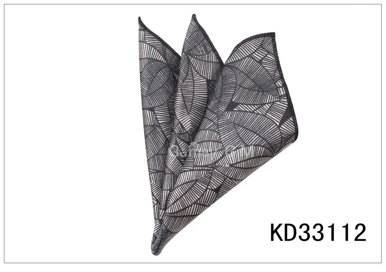 KD33112 Мужские карманные квадратные Цветочные носовые платки для костюмов 23 см* 23 см носовые платки для мужчин и женщин Брендовые костюмы карманные полотенца носовой платок - Цвет: KD33112