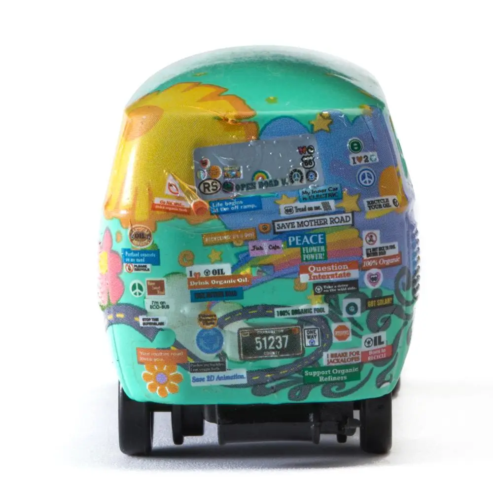 Disney Pixar Cars Fillmore Bus Lightning McQueen Mater Jackson Storm 1:55 литой металлический сплав модель