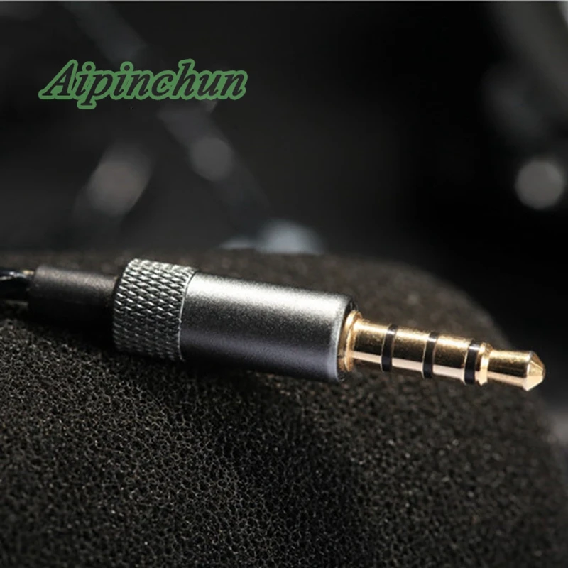 Сменный кабель для наушников Aipinchun MMCX с регулятором громкости для Shure SE215 SE425 SE535 SE846 SE315 для Westone W60 W50