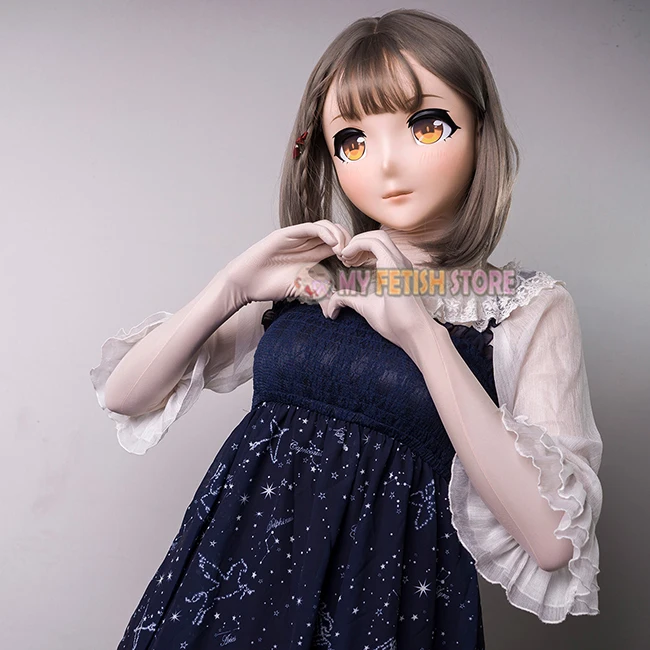 G-01) женские милые девушки смолы половина головы кигуруми BJD маска косплей японского аниме ролевая маска Лолиты кроссдресс кукла