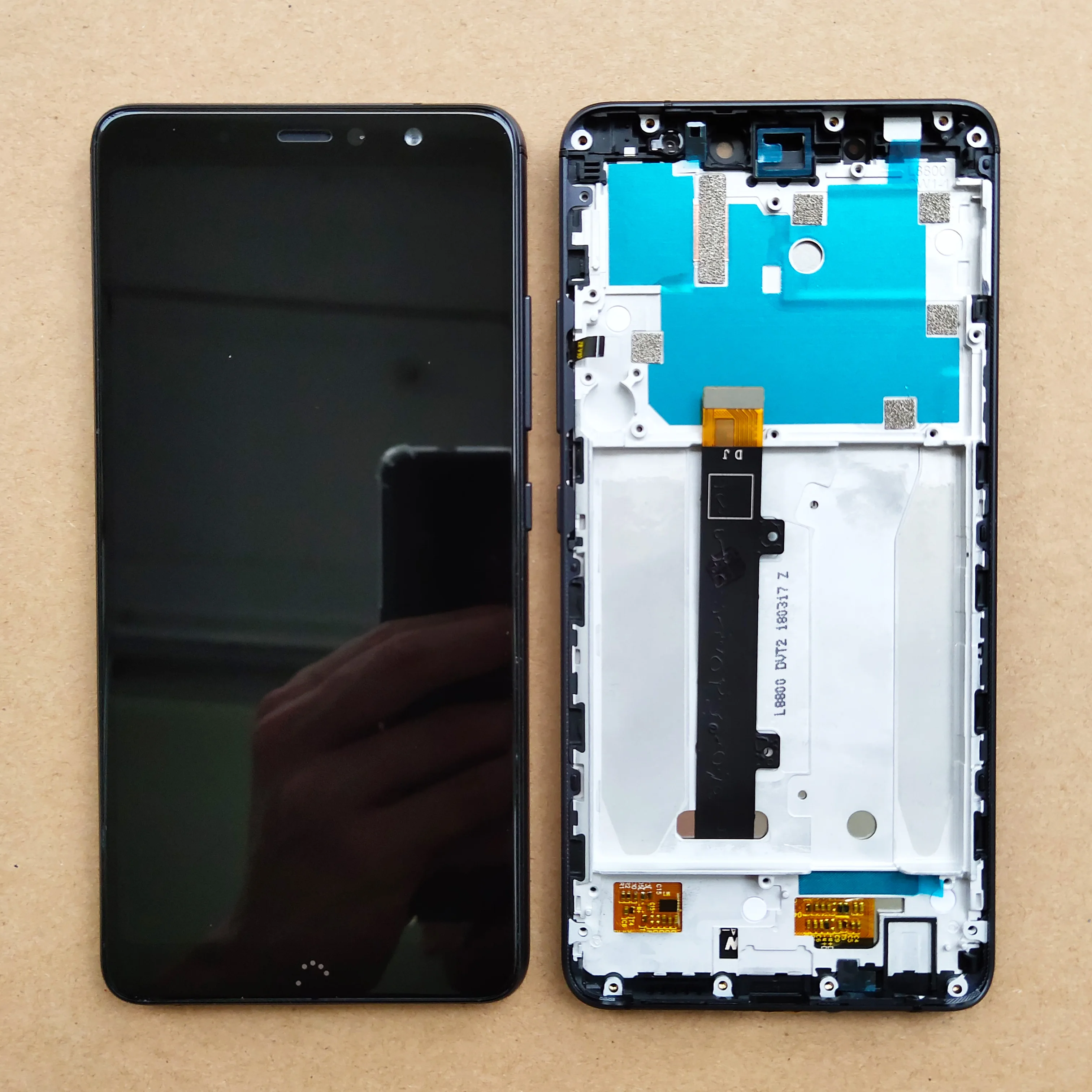 Прошел испытания для BQ Aquaris X2/BQ X2 Pro ЖК дисплей с рамкой + сенсорный экран