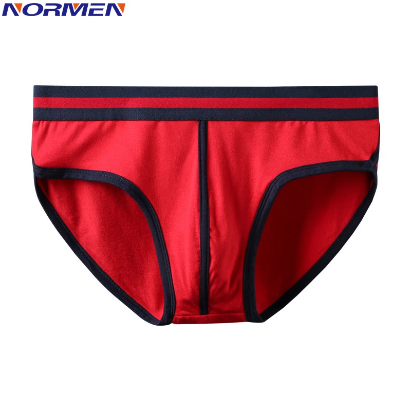 NORMEN (3 шт./лот) Модные мужские трусы хлопковое удобное нижнее белье мужское
