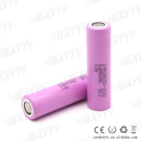 1 шт. 3,7 V 18650 3000 мА/ч, INR18650-30Q Высокая утечка 20A батарея для samsung PK HG2 18650 3000 мА/ч, 20A
