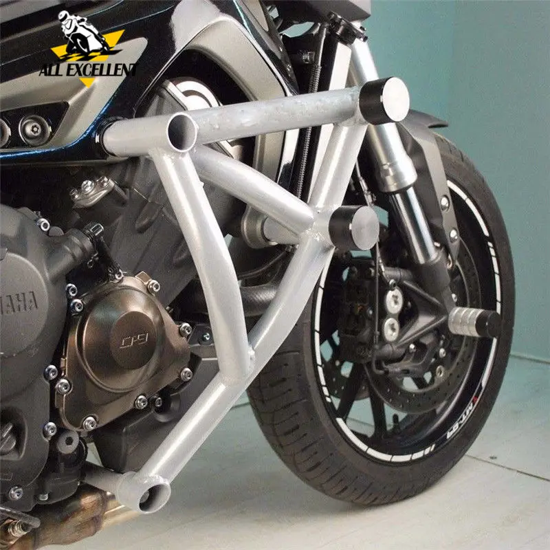 Черный Защитный чехол для двигателя 2013 2014 2015 2016 Yamaha MT FZ 09 Tracer MT09 FZ09|Накладки и
