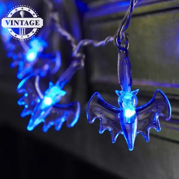 Hallowmas летучая мышь 10LED световая лента модные шторы фиолетовая Турецкая Ночная Фея