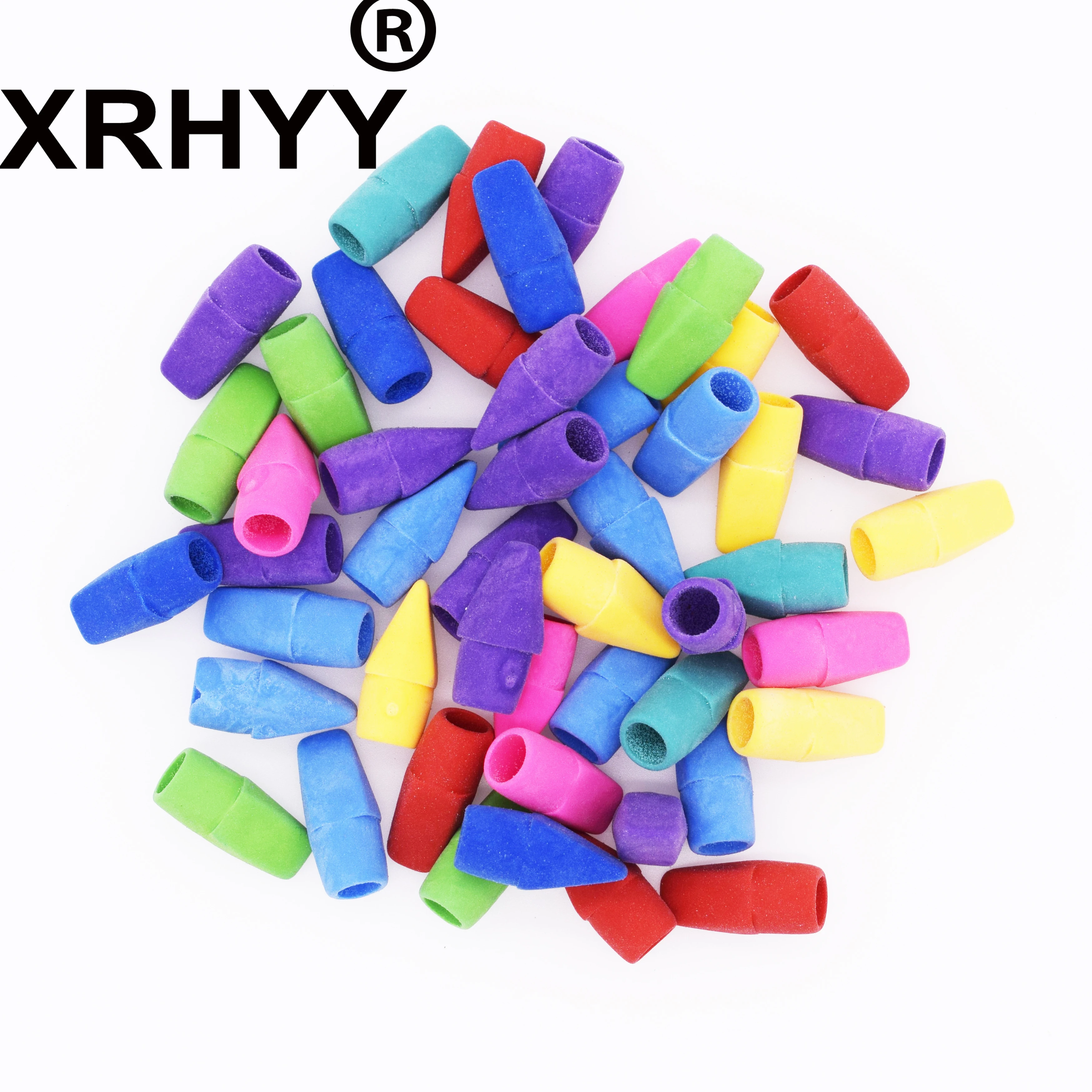 XRHYY карандаш топ ластик кепка форма долота топы разные цвета оптом 150 штук|Ластик|