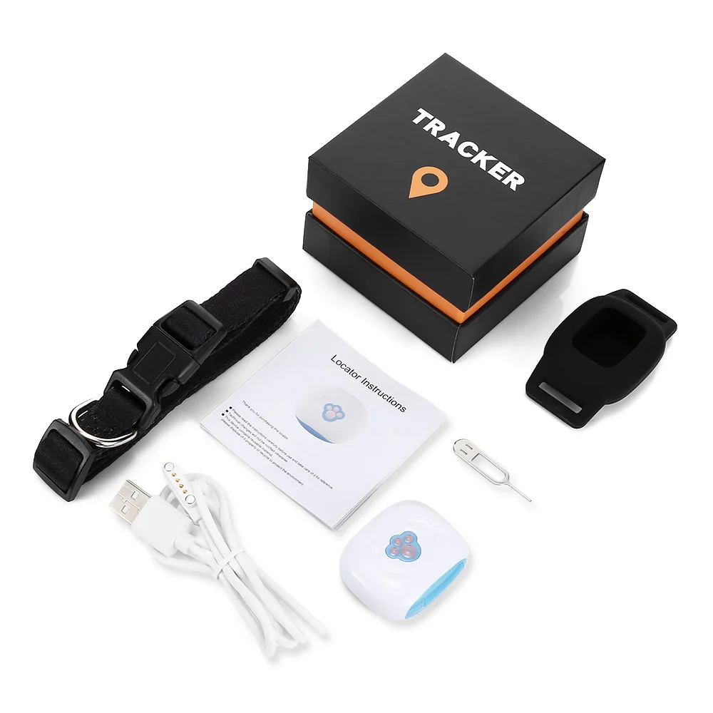 Беспроводной водонепроницаемый gps-трекер для питомцев ошейник с регулировкой