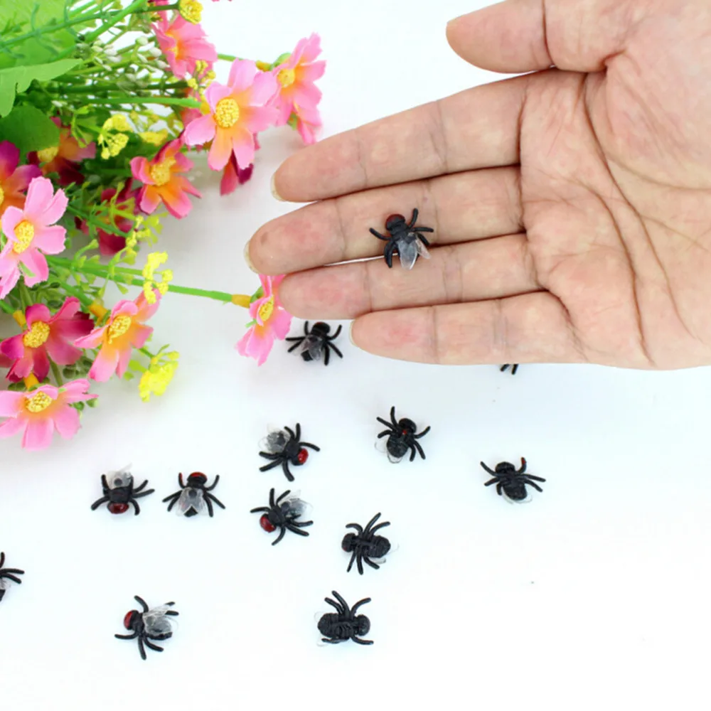 10 шт. Косплей Реквизит на Хэллоуин поддельные мухи смешная шутка вечерние