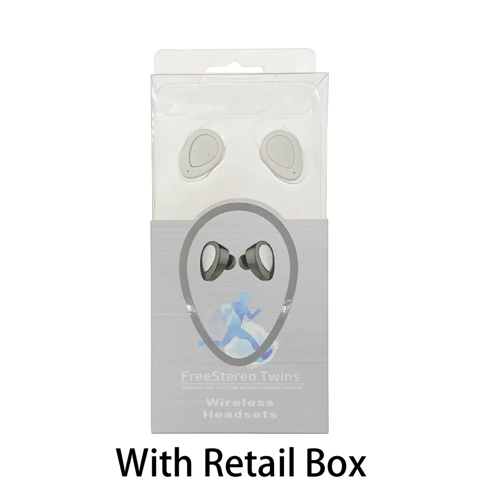 HOMEBARL СПЦ K2 2 шт./компл. Bluetooth 5,0 True Беспроводной стерео наушники гарнитуры громкой связи вкладыши с микрофоном зарядки окно для телефонов - Цвет: Full White Add Box